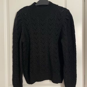 Mock neck black ModCloth sweater